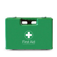 Deluxe ABS Green First Aid Box & Bracket EMPTY