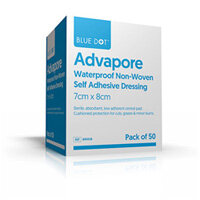 Advapore Adhesive Wound Dressing 7cm x 8cm, Box of 50