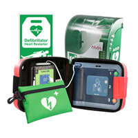 BUNDLE DEAL | Philips Heartstart FRx &amp; Aivia Outdoor Locked Cabinet