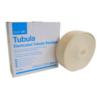 Blue Dot Tubular Bandage Size A 4.5cm x 10m Elastic Support
