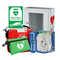 BUNDLE DEAL | Philips HeartStart HS1 AED &amp; Indoor Cabinet