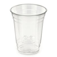 16oz/450ml Go-Pak Cup 12.5g RPET 20x50 Cups Clear Pack of 1000 R16004EU