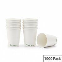 Go-Pak Single Wall Coffee Cup 4oz PLA Lined 20x50 Cups White (Pack of 1000) B01020EU