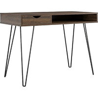 Concord Home Office Desk with Storage Drawer - Walnut