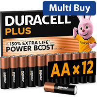 Duracell Plus Power Boost AA Batteries - Pack of 12