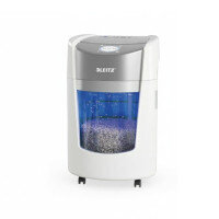 Leitz IQ OptiMax Home Office Paper Shredder 15L White 83581000