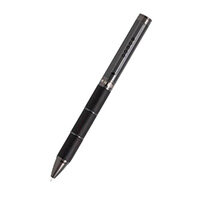 Tom Hessin Revolution Collection Charcoal Ballpoint Pen with Wooden Barrel and Gunmetal Trims