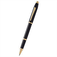 Cross Century II Classic Black with 23KT Gold-Plated Trims Rollerball Pen