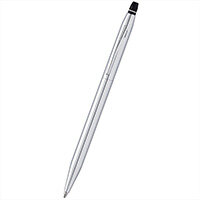 Cross Click Chrome Ballpoint Pen With Black Trims