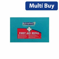 Medium Burns First Aid Kit Refill, Blue Box - Perfect for Replenishing First Aid Supplies