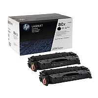 HP 80X Black Laser Toner Twin Pack CF280XD - HP 80 X
