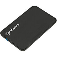 Manhattan Drive Enclosure, 2.5", USB-A, 480 Mbps (USB 2.0), SATA, Black, Sturdy, Plastic, Hi-Speed USB, Windows or Mac, Three Year Warranty, Boxed, HDD enclosure, 2.5", Serial ATA, 0.48 Gbit/s, Hot-swap, Black Manhattan Drive Enclosure, 2.5", USB-A, 480 Mbps (USB 2.0), SATA, Black, Sturdy, Plastic, Hi-Speed USB, Windows or Mac, Three Year Warranty, Boxed, HDD enclosure, 2.5", Serial ATA, 0.48 Gbit/s, Hot-swap, Black