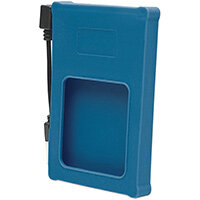 Manhattan Drive Enclosure, 2.5", USB-A, 480 Mbps (USB 2.0), SATA, Blue, Silicone, Hi-Speed USB, Windows or Mac, Three Year Warranty, Blister, HDD enclosure, 2.5", Serial ATA, 0.29 Gbit/s, Hot-swap, Blue Manhattan Drive Enclosure, 2.5", USB-A, 480 Mbps (USB 2.0), SATA, Blue, Silicone, Hi-Speed USB, Windows or Mac, Three Year Warranty, Blister, HDD enclosure, 2.5", Serial ATA, 0.29 Gbit/s, Hot-swap, Blue