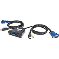 Manhattan KVM Switch Mini 2-Port, 2x USB-A, Cables included, Audio Support, Control 2x computers from one pc/mouse/screen, Black, Boxed, 1920 x 1440 pixels, Black Manhattan KVM Switch Mini 2-Port, 2x USB-A, Cables included, Audio Support, Control 2x computers from one pc/mouse/screen, Black, Boxed, 1920 x 1440 pixels, Black