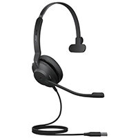 Jabra Evolve2 30, MS Mono, Headset, Head-band, Office/Call center, Black, Monaural, Answer/end call, Mute, Play/Pause, Track <, Track >, Volume +, Volume - Jabra Evolve2 30, MS Mono, Headset, Head-band, Office/Call center, Black, Monaural, Answer/end call, Mute, Play/Pause, Track <, Track >, Volume +, Volume -