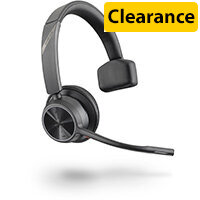 POLY Voyager 4310 UC Wireless Headset - Bluetooth, USB Type-A, Office/Call Centre, Black Headband
