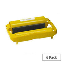 Zebra 2300 Wax Printer Ribbon 110 mm x 74 m Black 02300CT11007 Pack of 6