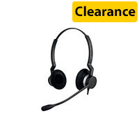 Jabra BIZ BIZ 2300 QD Duo Wired Stereo Headset Over-the-head Supra-aural 150 Hz 4.50 kHz 1.08 m Cable