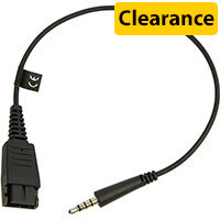 Jabra 8800-00-99, QD, 3.5 mm, Black