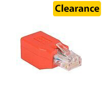 StarTech Crossover adapter RJ-45 M RJ-45 F Gigabit  CAT 6  red 1 x RJ-45 Male Network 1 x RJ-45 Female Network Red C6CROSSOVER
