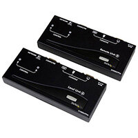 StarTech.com Long Range USB VGA KVM Console Extender over Cat5 UTP - 1000 ft, Transmitter & receiver, Wired, 300 m, 1920 x 1200 pixels, Hotkeys, Push-buttons, Black StarTech.com Long Range USB VGA KVM Console Extender over Cat5 UTP - 1000 ft, Transmitter & receiver, Wired, 300 m, 1920 x 1200 pixels, Hotkeys, Push-buttons, Black