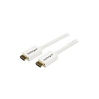 StarTech 1m 3 ft White CL3 In-wall High Speed HDMI Cable HDMI to HDMI M/M 1 x HDMI Male Digital Audio/Video 1 x HDMI Male Digital Audio/Video White StarTech 1m 3 ft White CL3 In-wall High Speed HDMI Cable HDMI to HDMI M/M 1 x HDMI Male Digital Audio/Video 1 x HDMI Male Digital Audio/Video White