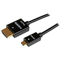 StarTech.com 5m (15ft) Active High Speed HDMI Cable – HDMI to HDMI Micro – M/M, 5 m, HDMI Type A (Standard), HDMI Type D (Micro), Black StarTech.com 5m (15ft) Active High Speed HDMI Cable – HDMI to HDMI Micro – M/M, 5 m, HDMI Type A (Standard), HDMI Type D (Micro), Black