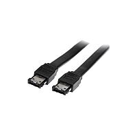 StarTech 2m Shielded External eSATA Cable M/M 1 x Male eSATA 1 x Male eSATA Black StarTech 2m Shielded External eSATA Cable M/M 1 x Male eSATA 1 x Male eSATA Black
