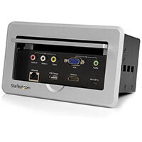 StarTech.com Conference table box for AV connectivity, 1920 x 1080 pixels, 1080p,720p, Black, Grey, 15.2 m, FCC, CE, RoHS, 3.5 mm, 2 x RCA StarTech.com Conference table box for AV connectivity, 1920 x 1080 pixels, 1080p,720p, Black, Grey, 15.2 m, FCC, CE, RoHS, 3.5 mm, 2 x RCA