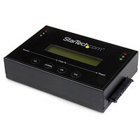 StarTech.com Standalone 2.5 / 3.5Inch SATA Hard Drive Duplicator w/ Multi HDD / SSD Image Backup Library, 2.5,3.5 Inches, Serial ATA, Serial ATA II, Serial ATA III, 100 - 240 V, 1.4 A, 5 A, EU,NA,UK
