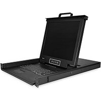 StarTech.com 8 Port Rackmount KVM Console w/ 6ft Cables - Integrated KVM Switch w/ 17 Inches LCD Monitor - Fully Featured 1U LCD KVM Drawer- OSD KVM - Durable 50,000 MTBF - USB + VGA Support, 43.2 cm (17 Inches), 1280 x 1024 pixels, TFT LCD, 250 cd/m2, 10