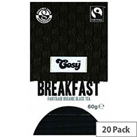 Cosy Breakfast Organic Tea 20 Individually Foil Wrapped Tea Bags - 20 Bags Per Pack Cosy Breakfast Organic Tea 20 Individually Foil Wrapped Tea Bags - 20 Bags Per Pack