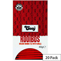 Cosy Rooibus & Vanilla Organic Tea Individually Foil Wrapped Tea Bags - 20 Bags Per Pack Cosy Rooibus & Vanilla Organic Tea Individually Foil Wrapped Tea Bags - 20 Bags Per Pack
