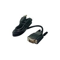 HP Serial/USB Data Transfer Cable for PC Desktop Computer 1.20 m 1 x Type A Male USB 1 x DB-9 Female Serial Black J7B60AA