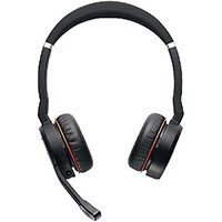 Jabra Evolve 75 Skype for Business Black Headset 7599-832-109 Jabra Evolve 75 Skype for Business Black Headset 7599-832-109