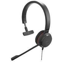 Jabra Evolve 20 SE MS Mono Headset - USB Type-A Connector, 32 Ω, Office & Call Center, Headset Certified for Skype for Business, Boom Microphone - Colour: Black 4993-823-309 Jabra Evolve 20 SE MS Mono Headset - USB Type-A Connector, 32 Ω, Office & Call Center, Headset Certified for Skype for Business, Boom Microphone - Colour: Black 4993-823-309