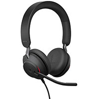 Jabra Evolve2 40 Wired Headset - USB-A Connection - UC Certified Jabra Evolve2 40 Wired Headset - USB-A Connection - UC Certified