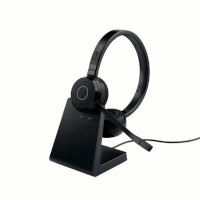 Jabra Evolve 65 TE USB-A UC Stereo with Charging Stand 6699-833-499