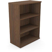 Medium Bookcase 1130mm High With Adjustable Shelves & Floor Leveller Feet W800xD420XH1130mm 18mm Panel Dark Walnut - Universal Storage Can Be Used Alone Or Accompany The Switch Komo or Ashford Ranges Medium Bookcase 1130mm High With Adjustable Shelves & Floor Leveller Feet W800xD420XH1130mm 18mm Panel Dark Walnut - Universal Storage Can Be Used Alone Or Accompany The Switch Komo or Ashford Ranges