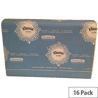 Kleenex Ultra Multifold Paper Hand Towels 1 Ply 4375 150 Towels Per Sleeve 16 Sleeves (2400 Sheets) Kleenex Ultra Multifold Paper Hand Towels 1 Ply 4375 150 Towels Per Sleeve 16 Sleeves (2400 Sheets)