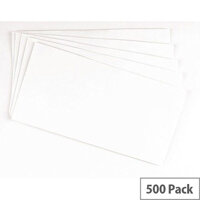 Q-Connect Envelope DL Peel & Seal Laid White 100gsm Pack of 500 KF01439 Q-Connect Envelope DL Peel & Seal Laid White 100gsm Pack of 500 KF01439