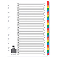 Q-Connect Index 1-31 Board Reinforced Multicoloured KF01522Q Q-Connect Index 1-31 Board Reinforced Multicoloured KF01522Q