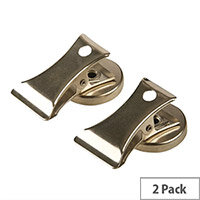 Q-Connect Heavy Duty Magnetic Bulldog Clip 75mm Silver (Pack of 2) Q-Connect Heavy Duty Magnetic Bulldog Clip 75mm Silver (Pack of 2)