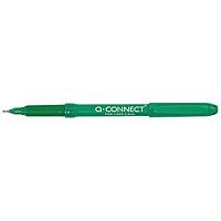 Q-Connect Fineliner Pen 0.4mm Green