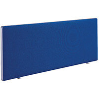 First Desk Mounted Office Desk Screen H400 x W1800 Special Blue KF74842 First Desk Mounted Office Desk Screen H400 x W1800 Special Blue KF74842