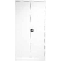 Talos Double Door Stationery Cupboard 1790 White KF78755 Talos Double Door Stationery Cupboard 1790 White KF78755