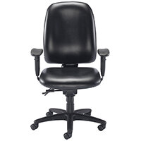 Avior Snowden Heavy Duty Office Chair Black PU KF79229 - Weight Tolerance 150kg Avior Snowden Heavy Duty Office Chair Black PU KF79229 - Weight Tolerance 150kg