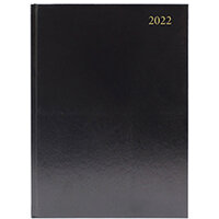 Desk Diary Week To View A4 Black 2022 KFA43BK22 Desk Diary Week To View A4 Black 2022 KFA43BK22