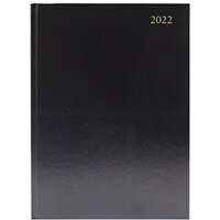 Desk Diary Week To View A5 Black 2022 KFA53BK22 Desk Diary Week To View A5 Black 2022 KFA53BK22