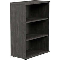 Medium Bookcase 1130mm High With Adjustable Shelves & Floor Leveller Feet Carbon Walnut Kito Medium Bookcase 1130mm High With Adjustable Shelves & Floor Leveller Feet Carbon Walnut Kito
